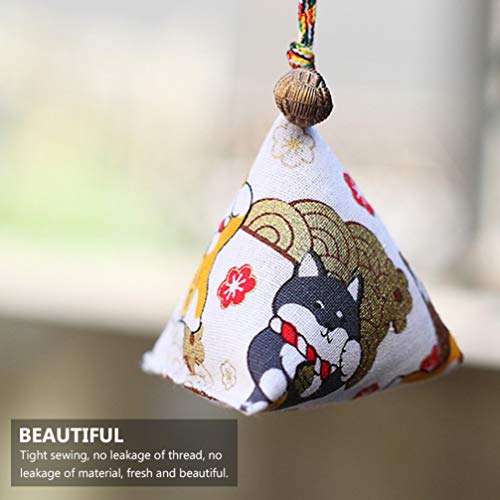 NUOBESTY 2 peças de gavetas de sachê lavanda, perfume, armários, aromas frescos, estilo japonês, amu