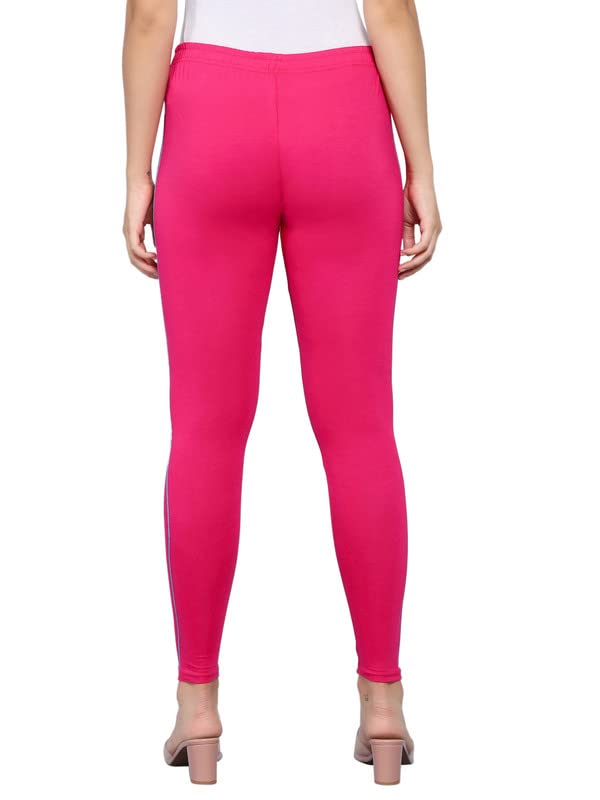 Image of NGT Super Cotton (Pack of 3) Ankle Length Leggings for Women and Girls.