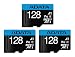 ADATA Premier 128GB 3-Pack MicroSDHC/SDXC UHS-I Class 10 V10 A1 Memory Card with Adapter Read up to 100 MB/s (128GB 3 Pack)