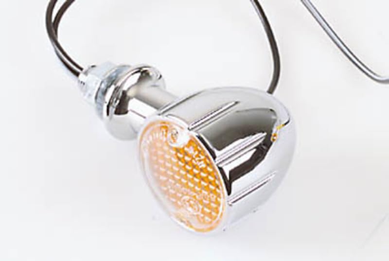 HIGHSIDER Smart Arizona Bulb Mini Kierunkowskaz Korpus Chrom/Soczewka Pomarańczowy (Para), Przód i Tył