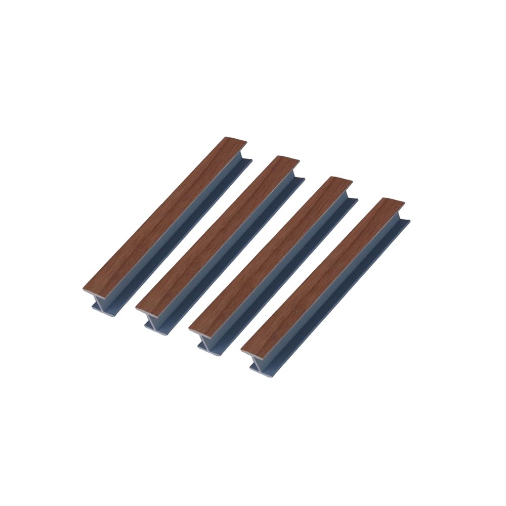 KIT 4 GIUNZIONI PER ZOCCOLO IN VARI COLORI H10, H12 E H15 (Noce Scuro, H10)