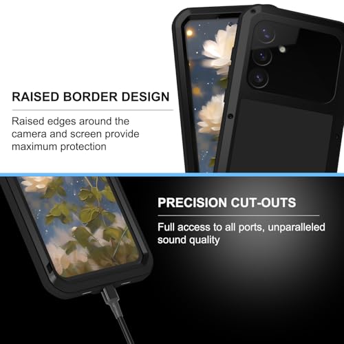 Coque Samsung S25 Plus verre trempé et coque hybride noire - 5