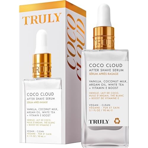 Truly Luxury After Shave Serum | Soothing & Hydrating Post Shave Treatment to Prevent Ingrown Hair For Smooth, Irritation-Free Skin