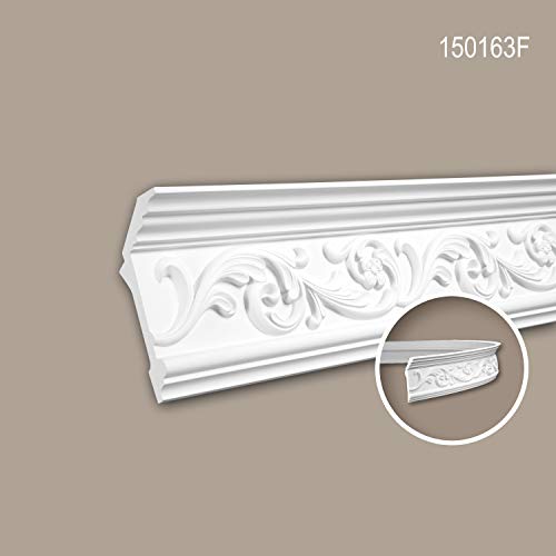 Corniche flexible 150163F Profhome polyuréthane moulure plafond flexible 200cm - 3