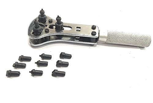 Jaxa Style Watch Case Opener with 4 Chuck Pins