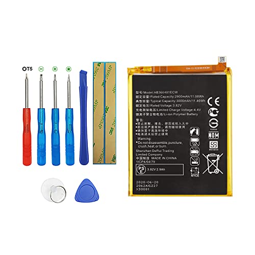 Vvsialeek HB366481ECW Replacement Battery Compatible with Huawei P9/P9 Lite Honor 8/Honor 8 Youth Edition Venus NEM-UL10 EVA-DL00 with Toolkit