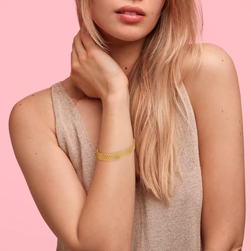 Simlayton 14K Gold Mesh Bracelet