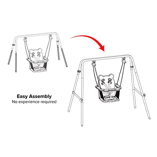 image for Sportspower My 1st Toddler Swing - Heavy-Duty Baby Indoor/Outdoor Swin