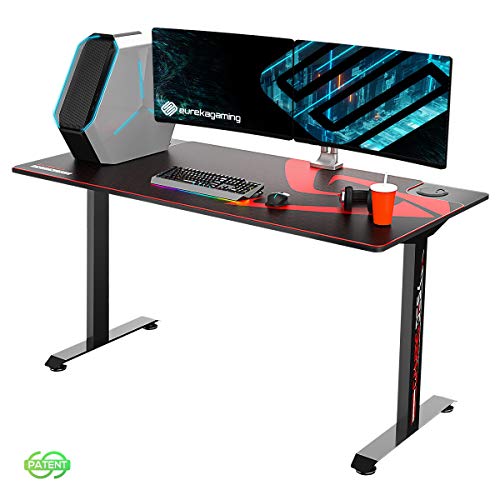 EUREKA ERGONOMIC 2 Person Racing Gaming Desk Large Gamer Desks