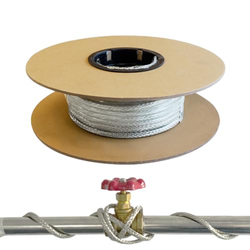 HEATIT Mobile Home 100' Heat Cable HTM Braid Self Regulating heating Tape Water Line Freeze Protection Heat Trace for Water Pipes
