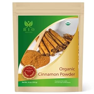 Bio Sense Canela en polvo de Ceilán, 1 libra, grado premium