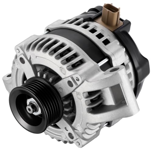 Image of BDFHYK 150A Alternator for Ford Mustang 5.8L V8 2013-2014, 11656 | For Ford Mustang 2011-2012, 11656N, BR3Z-10346-B, BR3Z10346B, 12V, CW Rotation, 6-Groove, Internal Fan, Internal Regulator