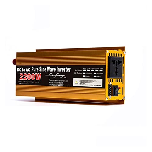 Onduleur 12V 220V pur sinus pour brancher vos appareils en camping-car et bivouac