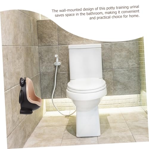 Orinal de pared para niños pequeños ligero para evitar salpicaduras en el baño 6