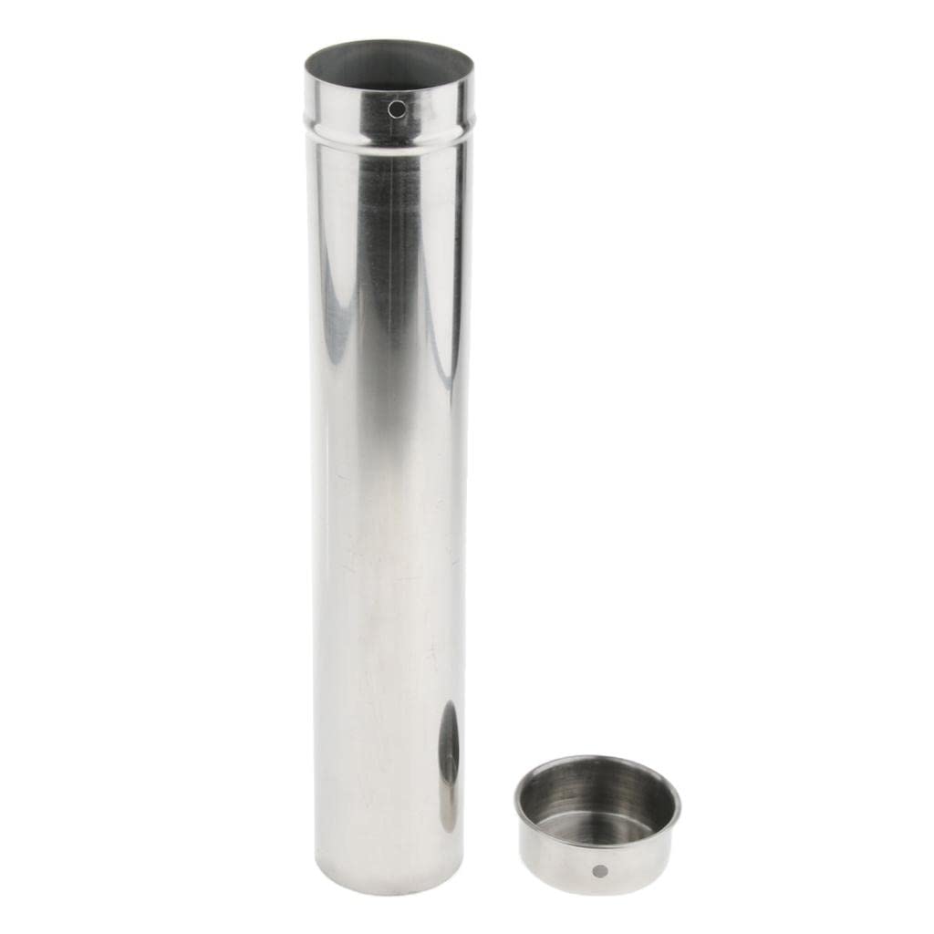 Stainless Pipet Sterilizing Boxes Autoclavable Tube for Laboratory Research & Healthcare, to Acids, 350mm Length
