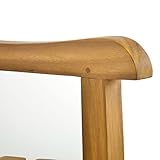 divero gartenstuhl massivholz armlehne