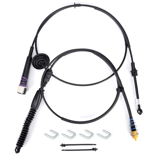 Image of 12477640 905-144 Automatic Transmission Gear Shift Linkage Cable Kit Compatible with GMC Sierra Chevrolet Chevy Silverado 1500 /2500 /3500 4WD 1999-2007