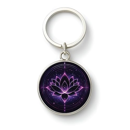 Image of MG | Protective Evil Eye /Spiritual Symbols /Om /Motivational Keychains | Double-Sided Metal Key Ring | Good Luck and devine Charm for Car, Bike, Home & Office