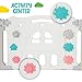 Play22 Foldable Baby Playpen 14 Panel - Kids Safety Activity Play Center - Safety Play Yard Play Pens for Babies - Safety Gates for Indoor and Outdoor Play - Adjustable Shape