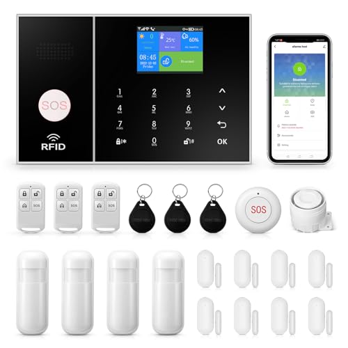 GSM Kit de Alarma de Seguridad WiFi con Sensor PIR