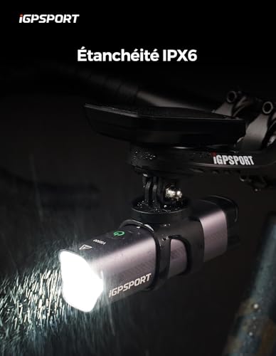 iGPSPORT VS500 Lumiere500 Lumen Bicicleta Delantera y Trasera 3000mAh Lámpara Bicicleta Recargable USB C Iluminación Bicicleta LED Potentes Faro Accesorio para Bicicleta MTB Carrera Ciclismo - imagen 8