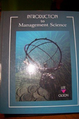 Introduction to Management Science 0030088925 Book Cover