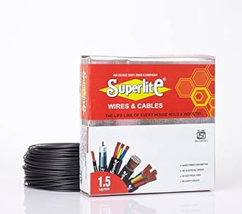 Household Multi-strand Flexible Copper PVC cable (4.0 sq. mm, Yellow)