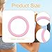 Menolana Weight Weighted Circle Workout Equipment Professional, 5lb, for Home Fitness Strength Training Yoga Exercise, Pink