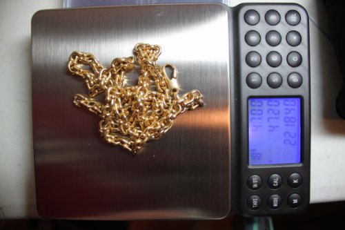 Báscula Digital Mini Precisa 200 lb para Oro miniatura 1