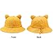 Umeepar Unisex Packable Bucket Hat Sun Hat for Womens Men (Cat Ear &Tail) (US, Alpha, One Size, Yellow)