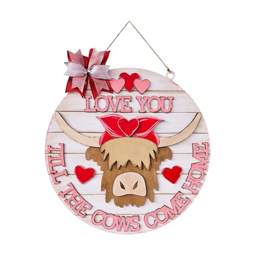 Percha de puerta con temática de amor, panel de puerta resistente al agua, decoración romántica de la puerta, panel de la puerta en forma de corazón, adorno de la puerta colgante, bienvenida para