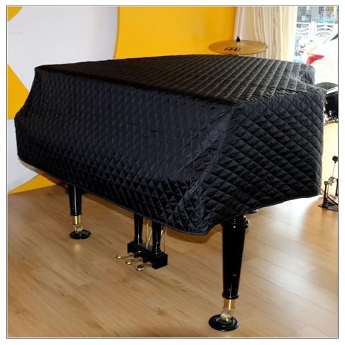 Copertura impermeabile per pianoforte a coda, foderata in cotone, protezione antipolvere e a prova di umidità per pianoforti, resistente ed elegante, per uso domestico e in studio