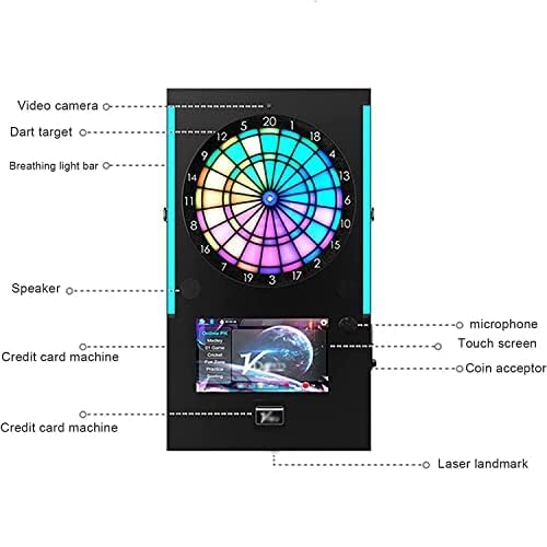 Amazon.co.jp: LEDディスプレイ付き電動デジタルダーツボード、26 