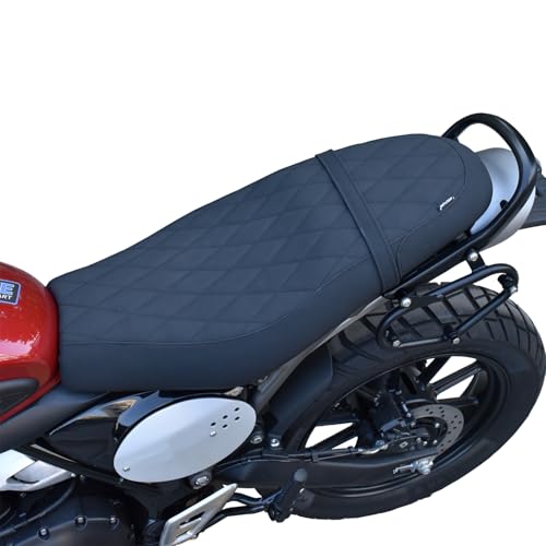 Coussin de selle de moto avant et arrière pour Speed 400 et Scrambler 400 x 2024 2025 noir