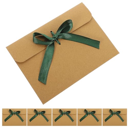 Sobres Pequeños de Alta Resistencia y Papel Kraft Verde Vintage Toyvian