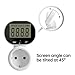 Energy Meter Wattmeter 16A Electric Power Consumption Socket Plug 220 Volt Electrician Tool 1pc(No Backlighting)