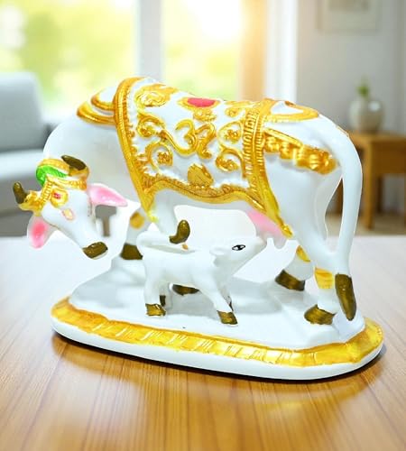 Idole Kamadhenu multicolore 12,7 cm, cadeau idéal déco K4784 - 8