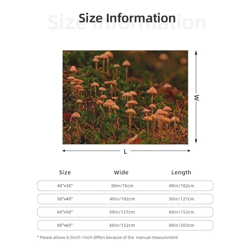 Couverture légère champignons pour vos soirées cocooning sur le canapé - 8