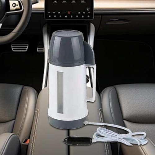 Hervidor eléctrico para auto, acero inoxidable, 12V miniatura 5
