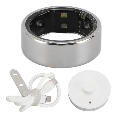 GOWENIC Smart Ring Health Tracker, Sleep Tracker Ring with Charging Base, Smart Tracker Health Ring for Women & Men, Fitness Ring for Activity Monitoring (6)