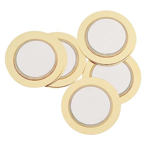 HANABASS 27mm Piezo Discs Acoustic Pickup Piezo Discs Instrument Pickup for Guitar Accessory Diy Projects