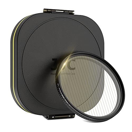 Kiorafoto 77MM Gold Streak Special Effects Lens Filter,Anamorphic Filter for Camera Photos and Cinematice Video,Multi-Resistant Coated Gold Streak Filter with Moisture-Proof Lens Filter Case