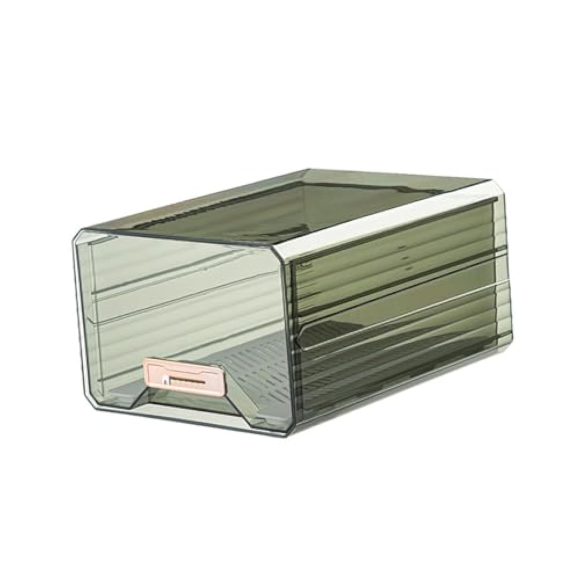 Fridge Storage Container Egg Bin Drawer, Green