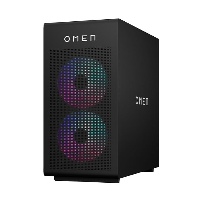 HP OMEN by GT16-0025nl Gaming PC Tower, Intel Core Ultra 7 265K, 32 GB DDR5, SSD 1 TB, NVIDIA GeForce RTX 5070 Ti, Windows 11 Home, Nero (Ricondizionato)