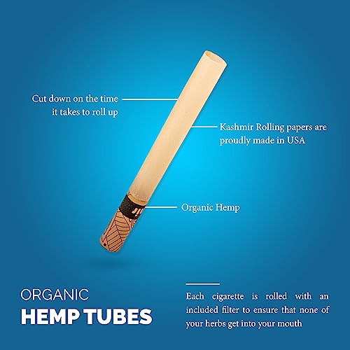 Kashmir Unbleached Cigarette Tubes - Classic Cigarette Tubes For A Pure And Smooth Taste With Highest Quality Papers (200 Count, King Size) #TOP3