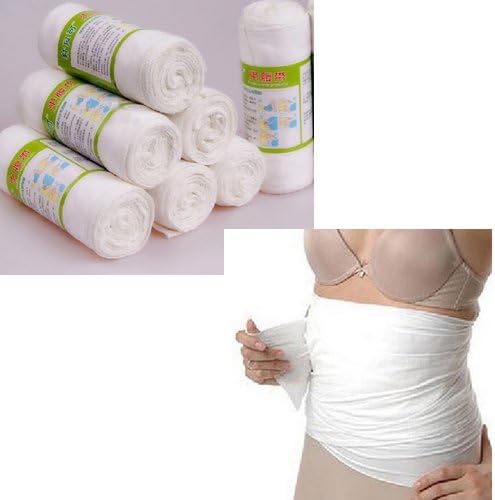 1 Pair Double Layer Postpartum Belly Band Abdomen Recovery Band - M Size
