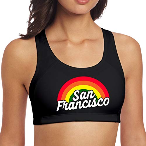 San Francisco LGBT Gay Pride Rainbow Flag Yoga Running Gym Workout Fitness Young