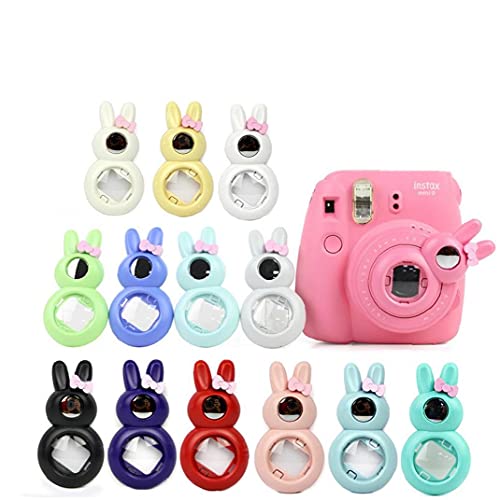Rabbit Stijl Close-up lens met Zelfportretspiegel Lovely selfie Lens Compatibel met Polaroid Mini 9 Light Blue… - Image 3