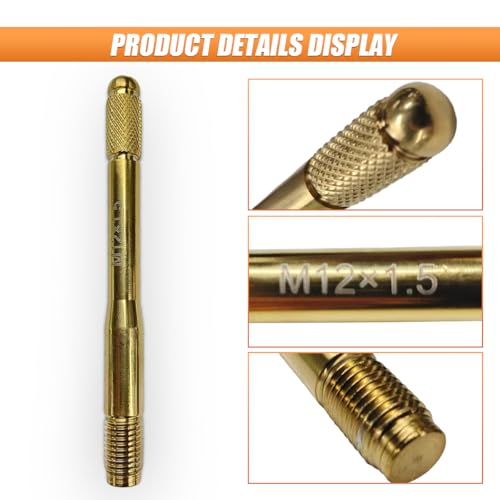 Image of M12x1.5 Car Wheel Alignment Pin, Wheel Changing Kit with Guide Pin and Hanger for Most Cars