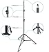 SLOW DOLPHIN Photo Video Studio 20ft (Wide) x 10ft (Tall) Heavy Duty Adjustable Width & Length Photography Backdrop Stand Background Support System Kit with Spring Clamps, Backdrop Clips, Carry Bag